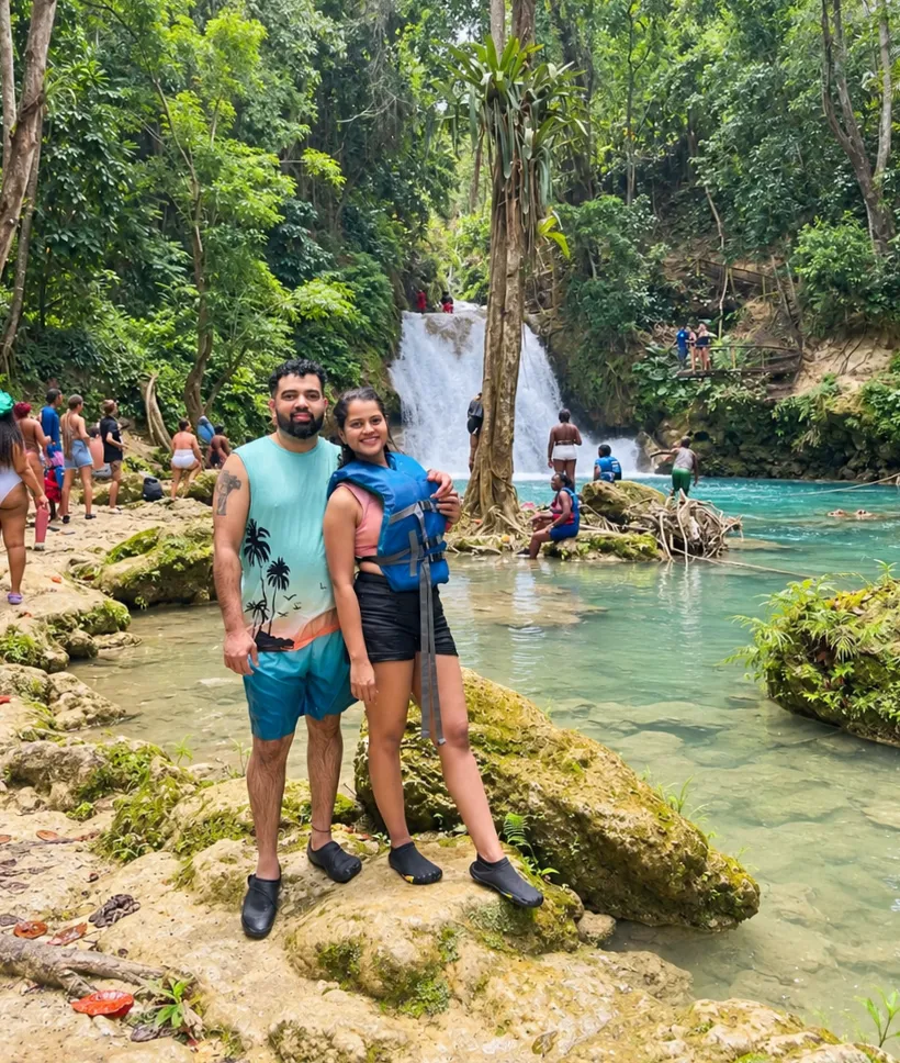 Blue Hole & Dunn’s River Falls Tour (Negril, Princess Resort and Grand Palladium)